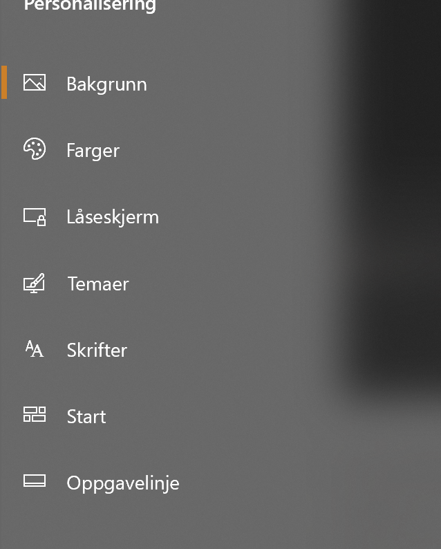 Fargeinnstillinger i Windows