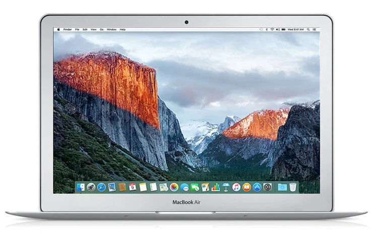 MacBook Air during repair and parts assessment