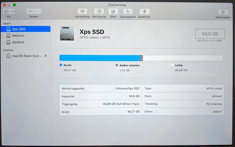Disk Utility when reinstalling macOS