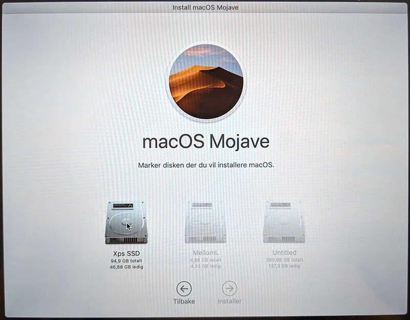 Reinstall macOS from recovery